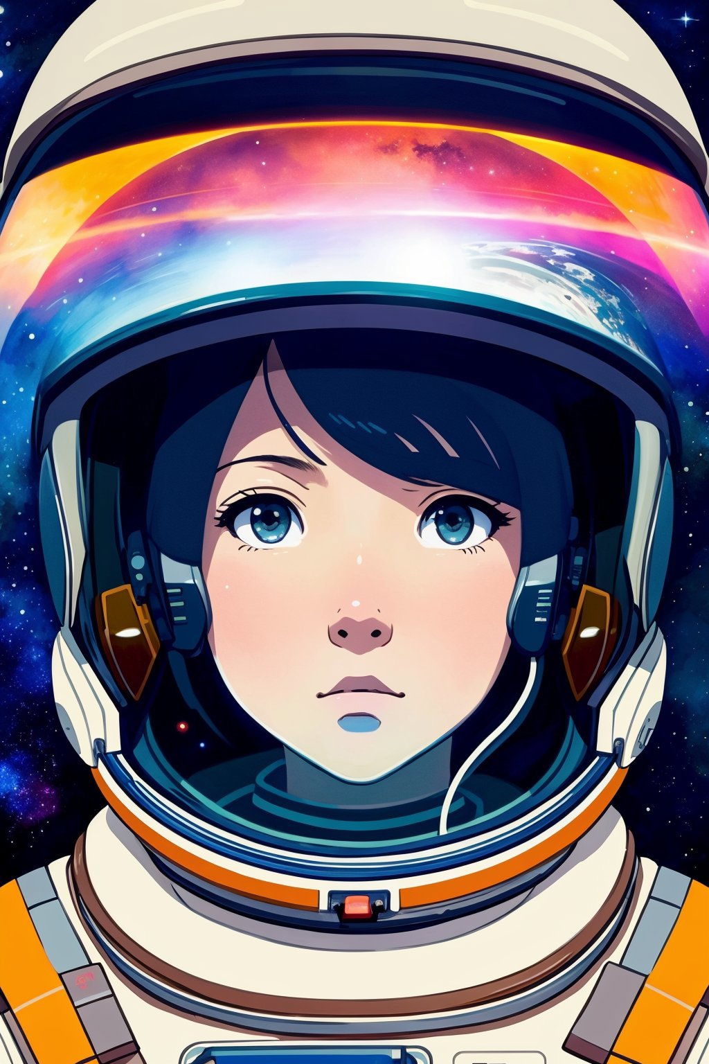 An cool ai art (fantasy anime generator) astronaut girl : r/aiArt